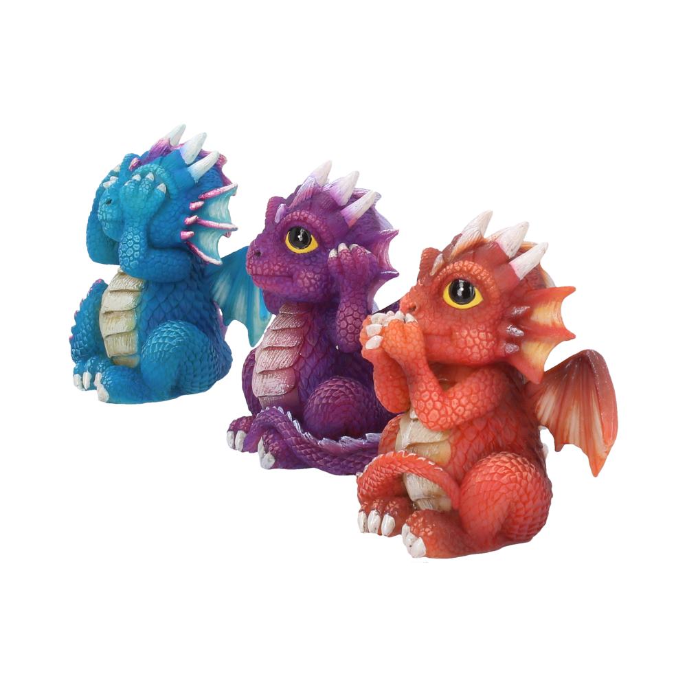 Three Wise Dragonlings  8.5cm