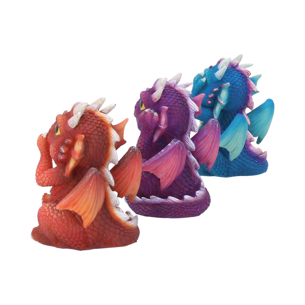 Three Wise Dragonlings  8.5cm