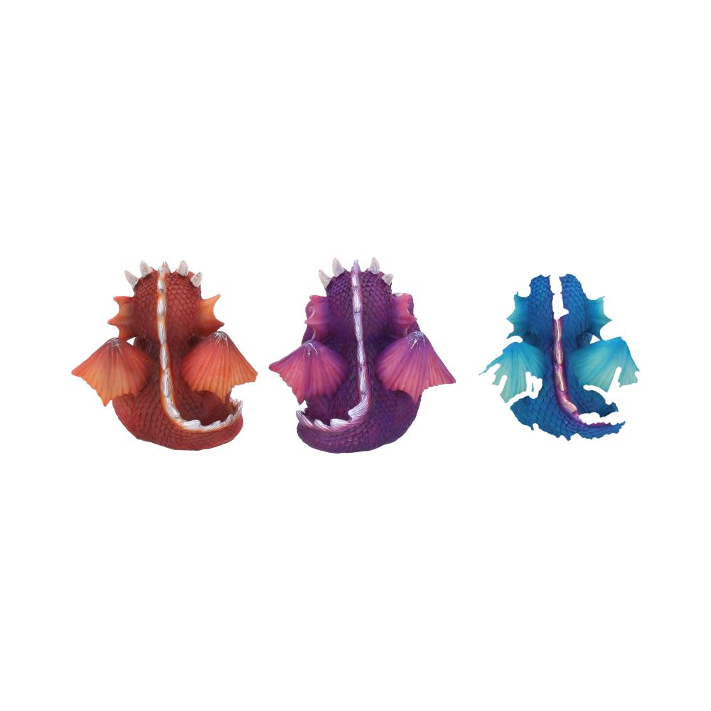 Three Wise Dragonlings  8.5cm