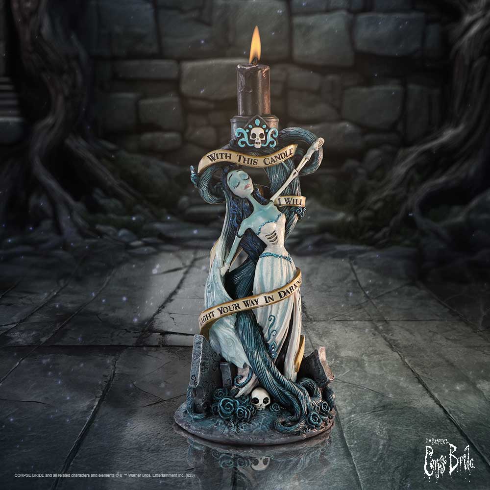 Corpse Bride With this Candle Vow Candle Holder 19cm