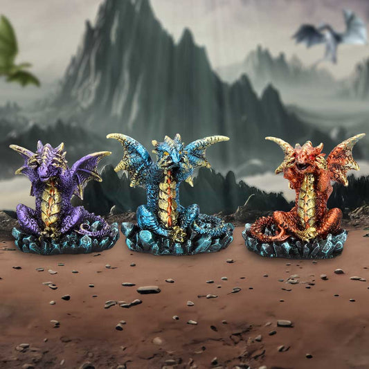 Three wise dragons (Set of three)