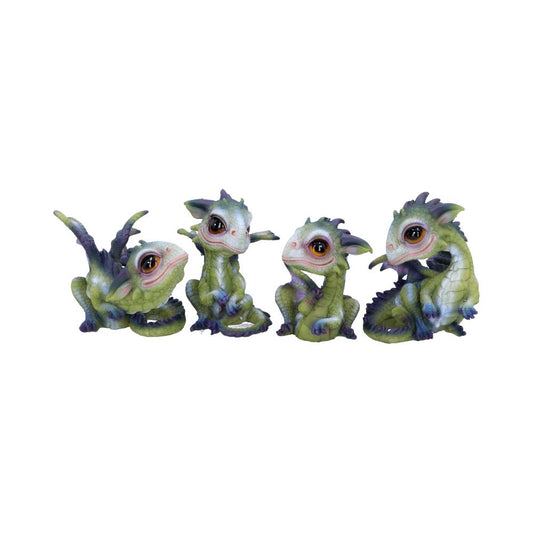 Curious Hatchlings set  of 4    9cm